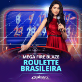 Mega Fire Blaze Roleta Brasileira Live Playtech