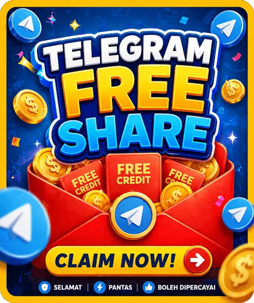 Telegram free share bonus banner